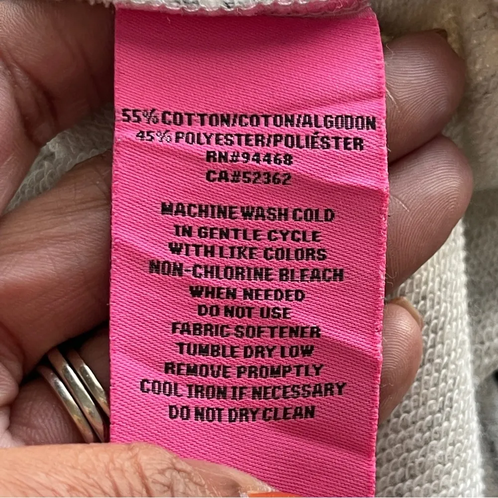 BETSEY JOHNSON | Heather Gray Long Sleeve Sweatshirt Dress Sz S - Image 16