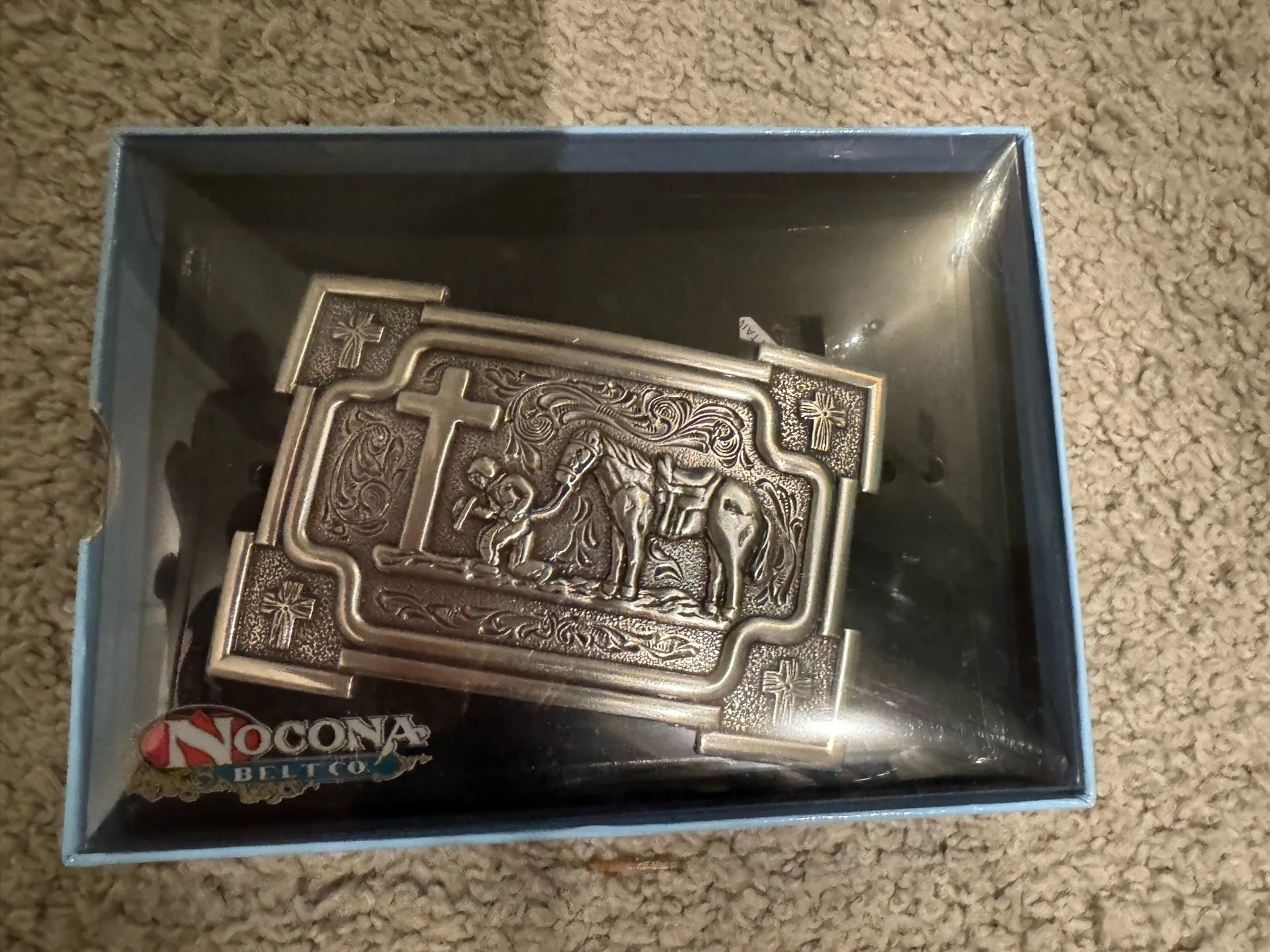 Nicona belt buckle Silver Size medium size belt buckle - Image 2