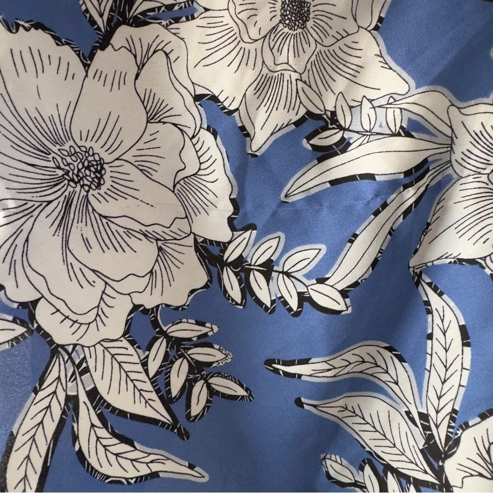 Lovers + Friends off the shoulder lace hem top floral sweetheart neckline wire S - Image 8