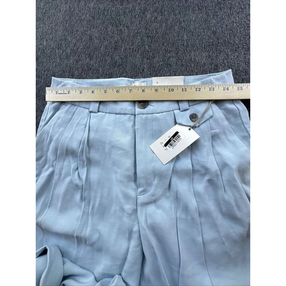 A New Day Pants Womens Sz 6 Regular Light Blue High Rise Relaxed Hip & Thigh - Image 5