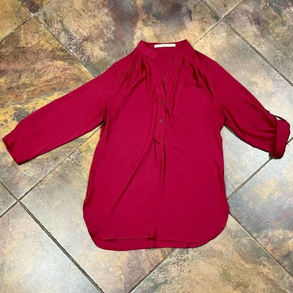 41 Hawthorn Maroon Burgundy V - Image 5