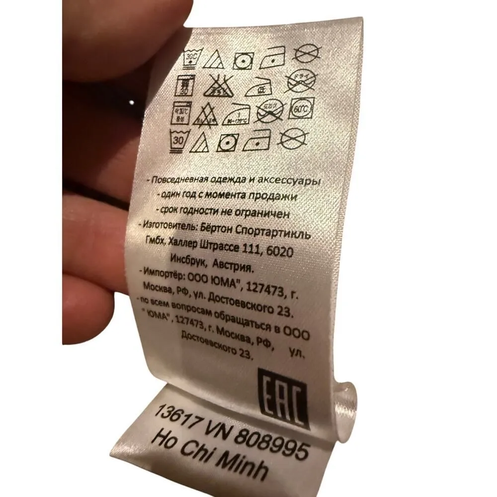 Burton Mikini Scoop Full Zip Hoodie Women's Sz. S - Image 5