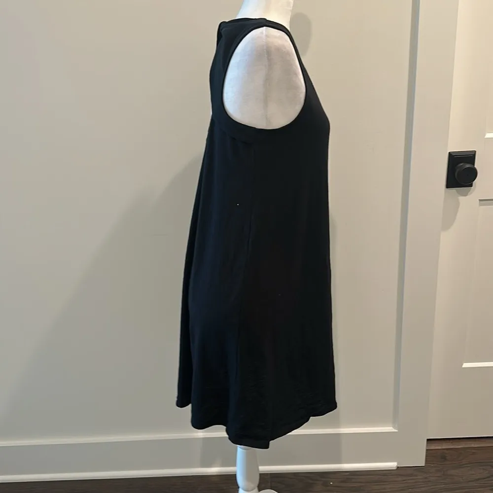 NWT JCrew Factory Twist Back Dress Sz M Black Size M - Image 4