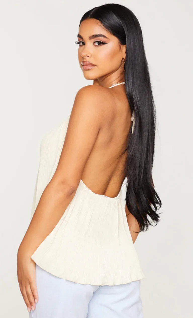 Floaty Halter Neck Top - Image 2