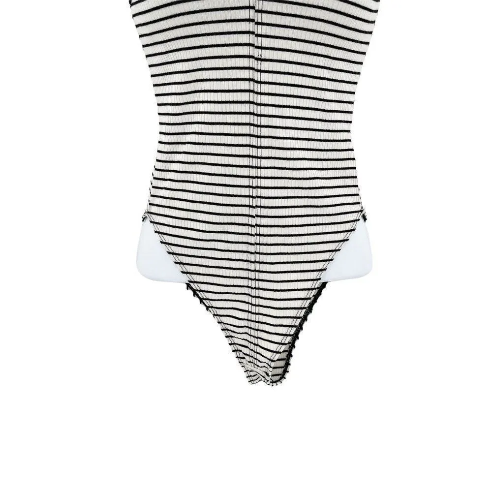 Urban Outfitters Out From Under Sleeveless Striped Scoop Back Bodysuit - Image 6