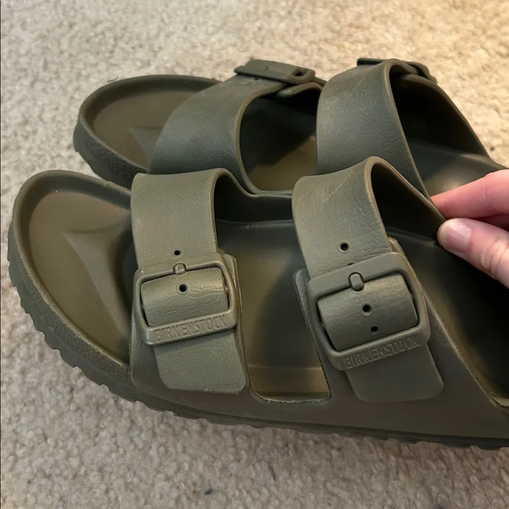 Birkenstock Green  Arizona Eva Double Strap Sandals - Image 5