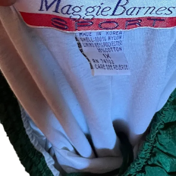 Vintage Maggie‎ Barnes Jogging Suit Green Size 1X - Image 10