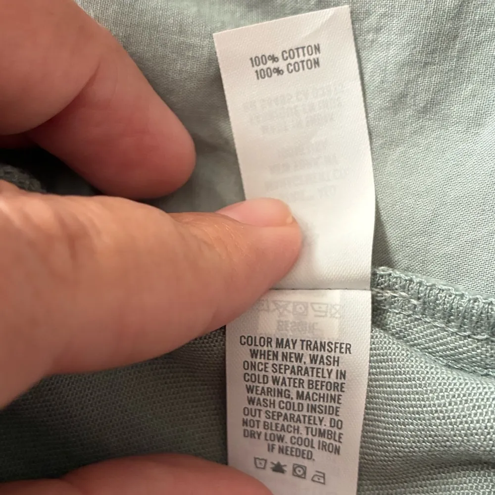 Aerie Women's Werk Play Twill Pain Splatter Green Overalls XS - Image 14