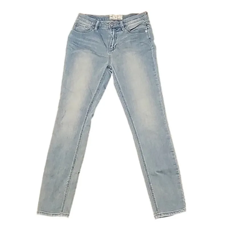 FP Movement Free People Skinny‎ Jeans Light Wash Cropped - Size 25 - Image 2
