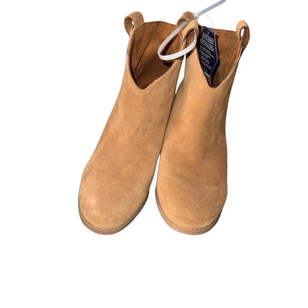 NWT TOMS Womens Constance Ankle Boot - Tan - Image 6