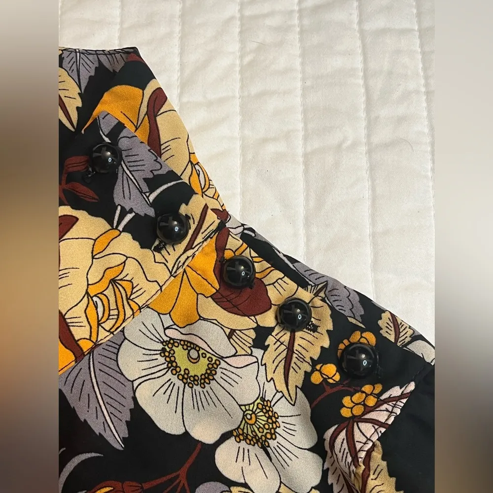 who what wear floral mini dress NWOT - Image 6