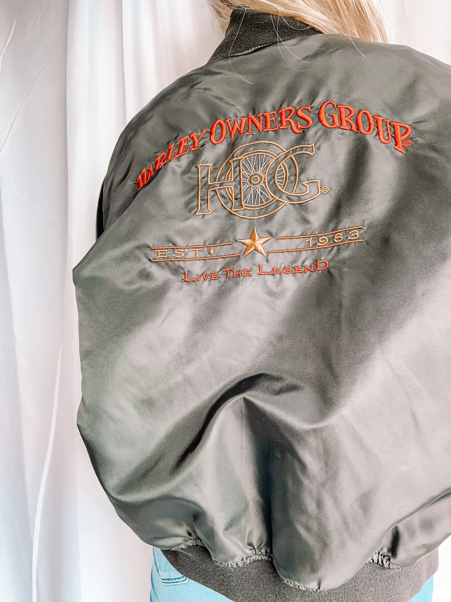 Harley Davidson Bomber Jacket - Image 6