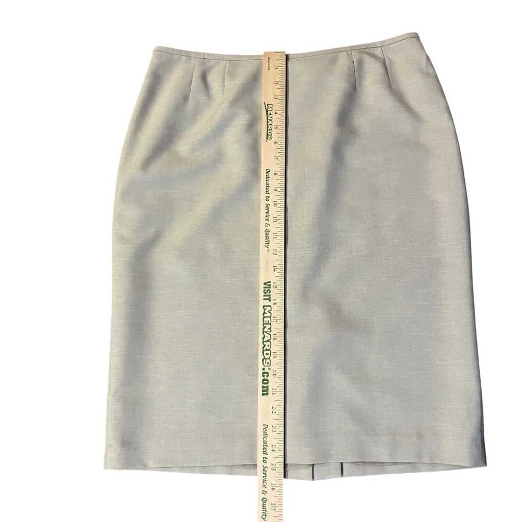 Jones Studio Separates Skirt Women's 12 Beige Lined Pencil Used - Image 10