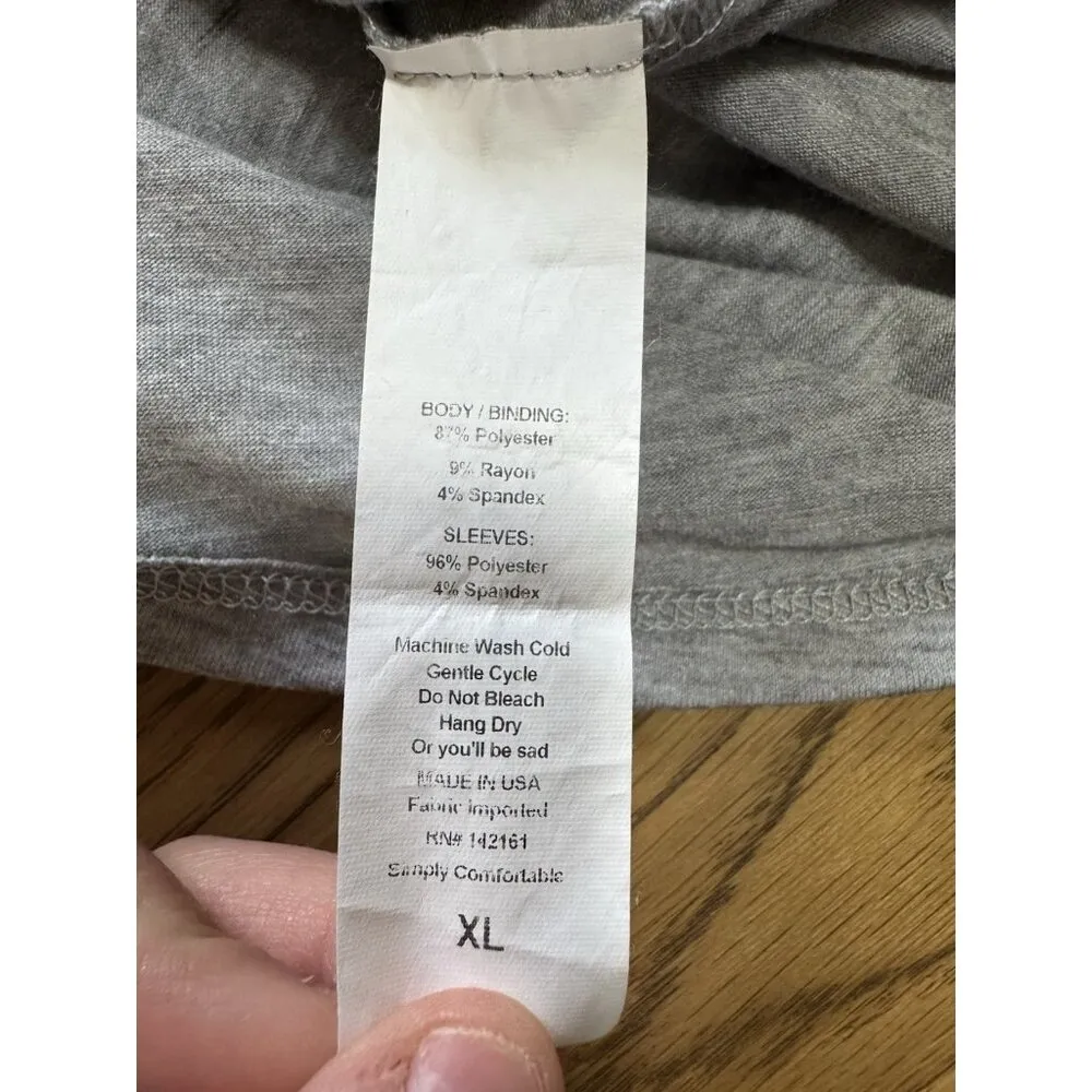 Lularoe 3/4 Sleeve Knit Raglan T-Shirt Casual Feather Top Women Size XL Bohemian - Image 8