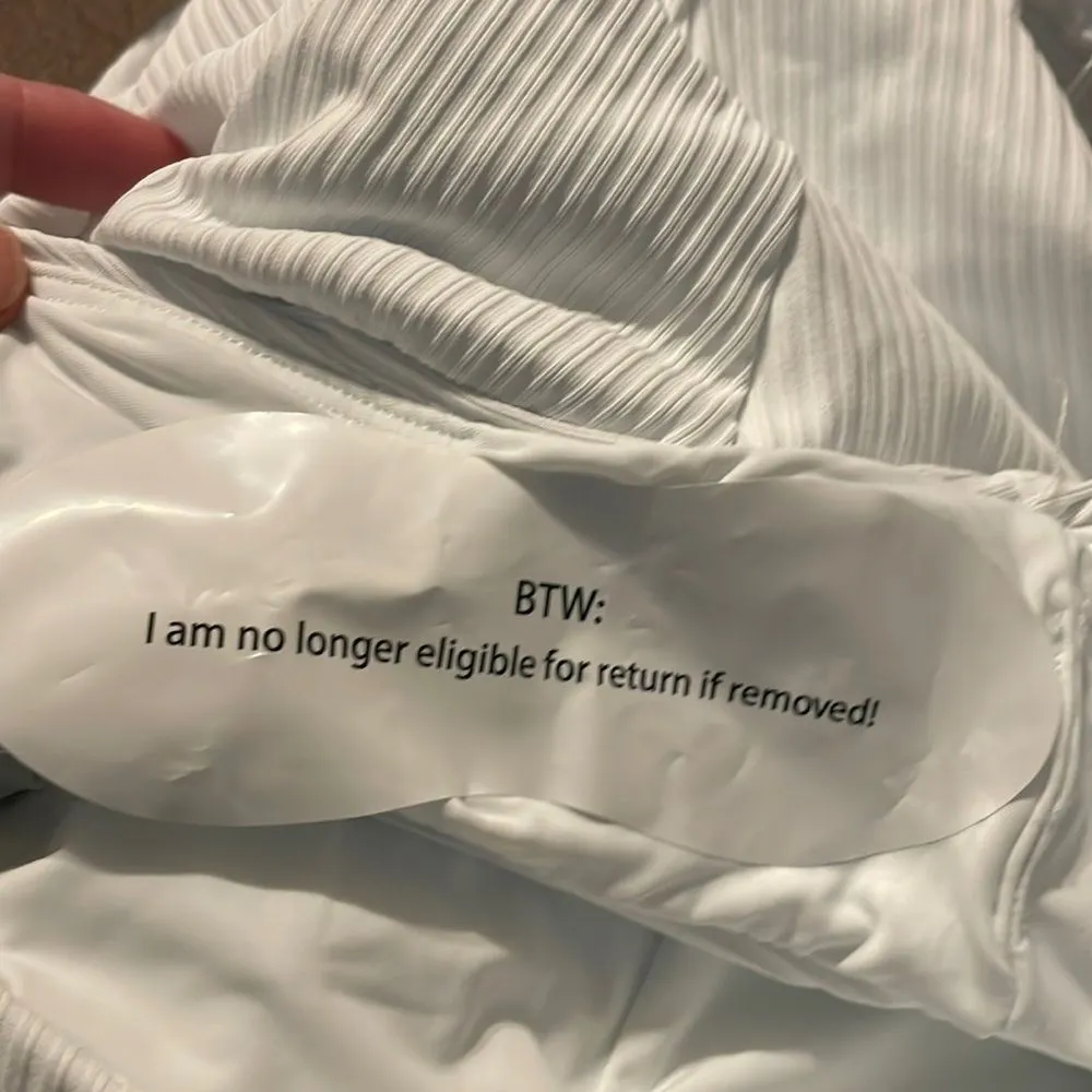 Andie The Jetties Ribbed One‎ Piece Swimsuit White size Small NWT - Image 7