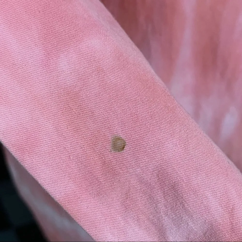 Vintage 70’s does 40’s DIY Peach TieDye Wiggle Dress S Pink - Image 13