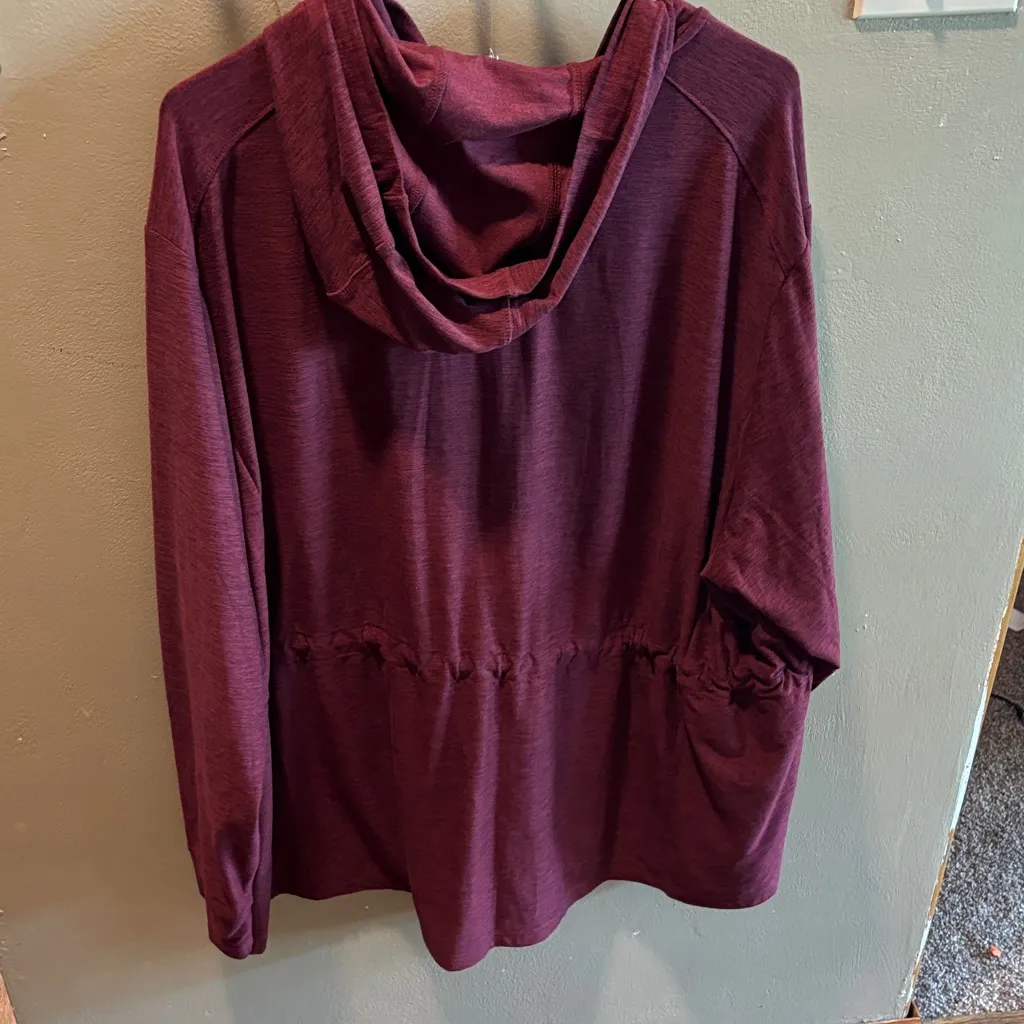 Lands' End Burgundy Zip - Image 4