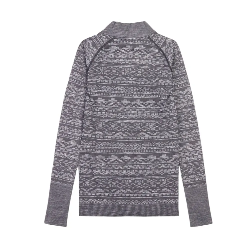 Lululemon Rest Less 1/4 Zip Top Heathered Slate size 4 - Image 6