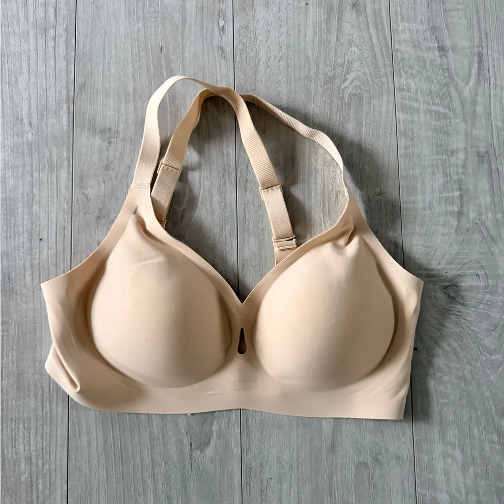 Tan Bra Small 34ABC seamless adjustable women’s bra Green - Image 11