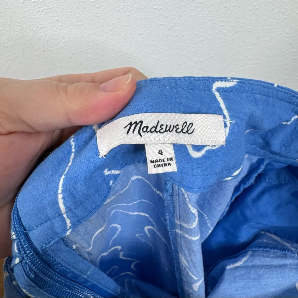 Madewell Signature Poplin Maxi Skirt in Linear Bloom Size 4 - Image 4