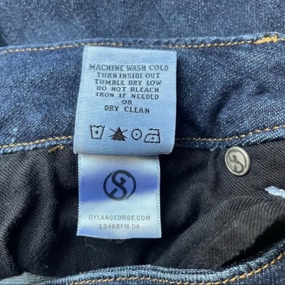 Dylan George Jeans Elizabeth Regular Rise Bootcut Dark Faded Wash Size 26 | 2 Blue - Image 8