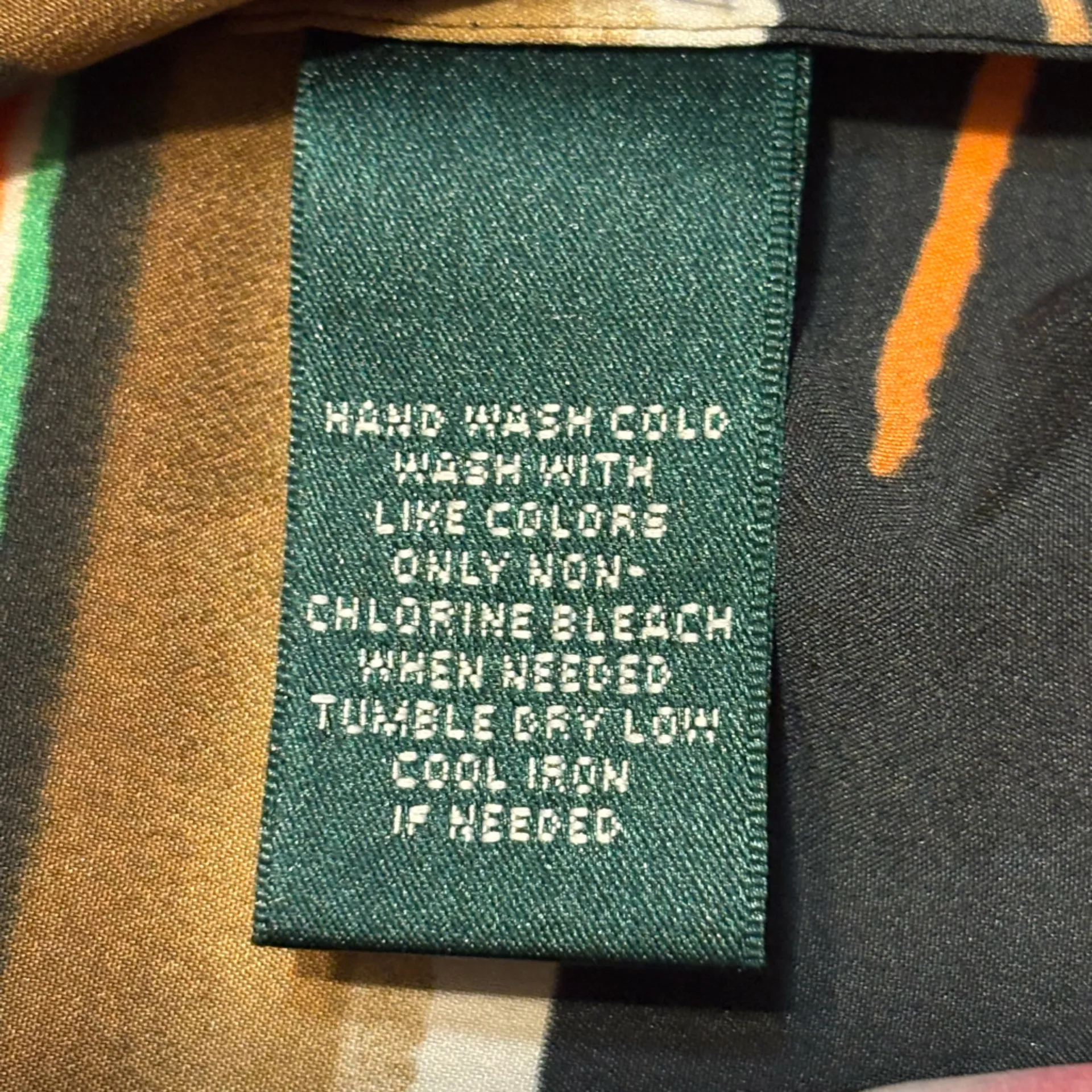 Lauren Ralph Lauren Stripe Southwestern Style Blouse with tassels. Size M - Image 6