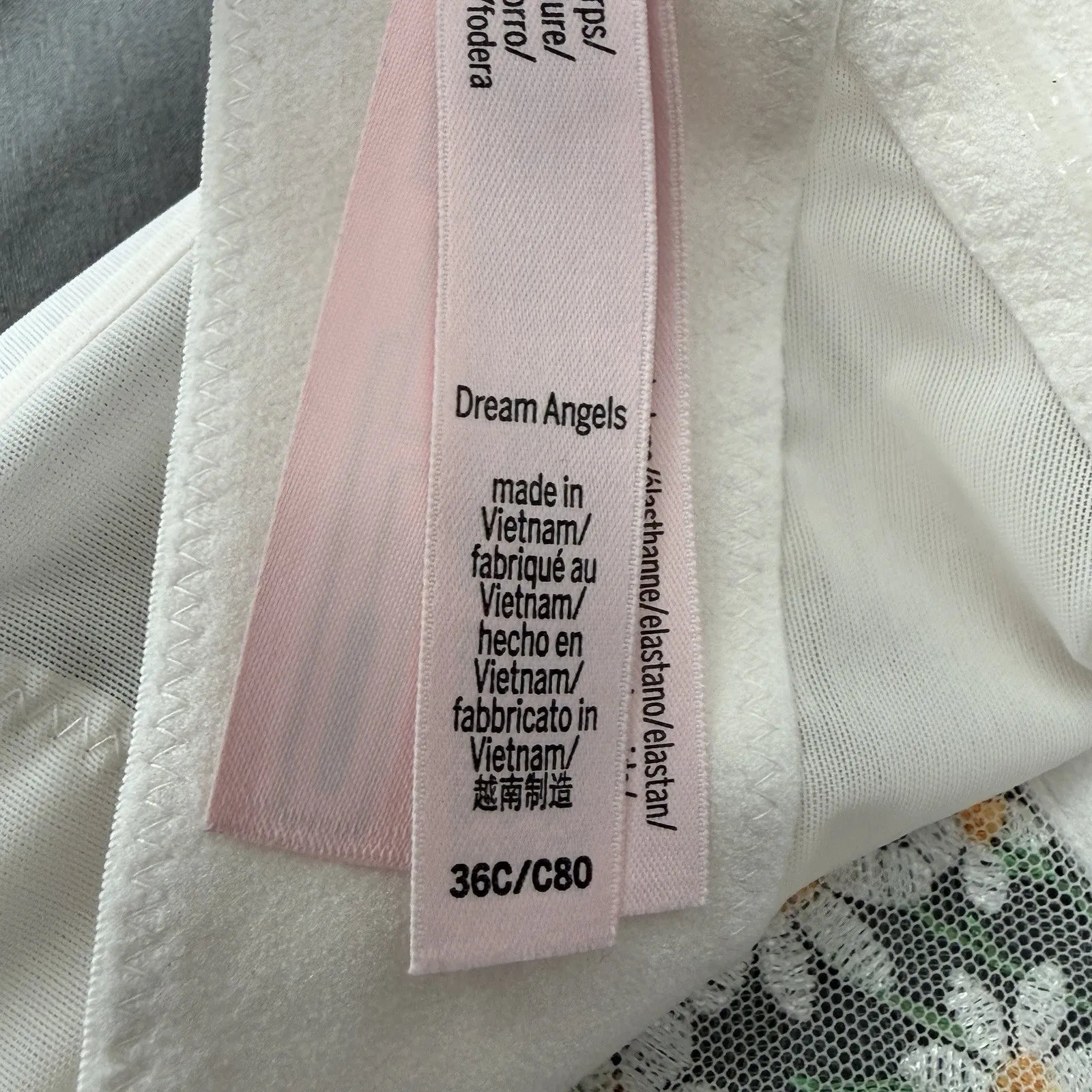 Victoria's Secret Dream Angels Daisy Embroidered Bustier Corset Top 36C White - Image 14
