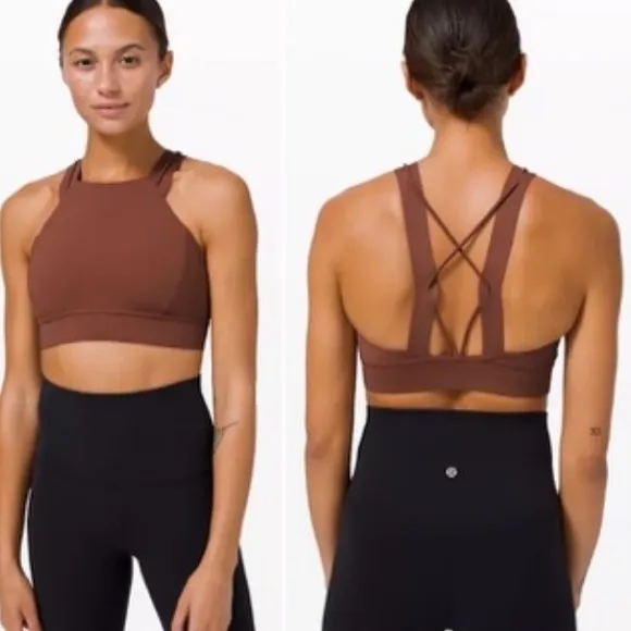 Lululemon Brown Sports Bra Size 4 - Image 2
