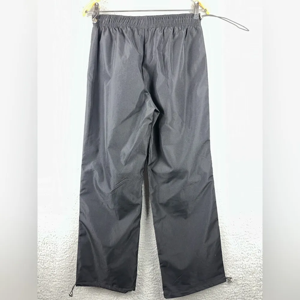 I DUN Jade by Block Pants Womens Small Black Parachute Cargo Straight Leg Jogger - Image 4