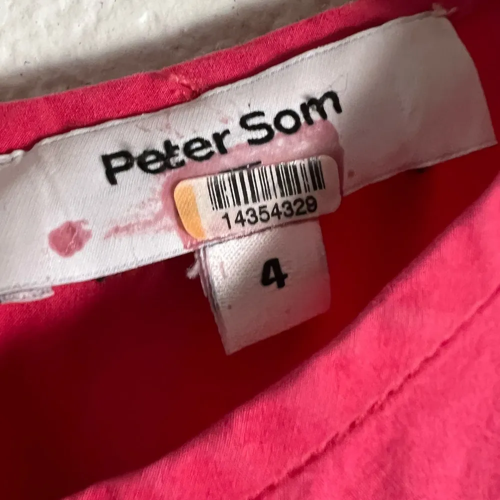 Peter Som Pink Puff Sleeve Tiered Puff Sleeve Poplin Midi Dress Size 4 - Image 7