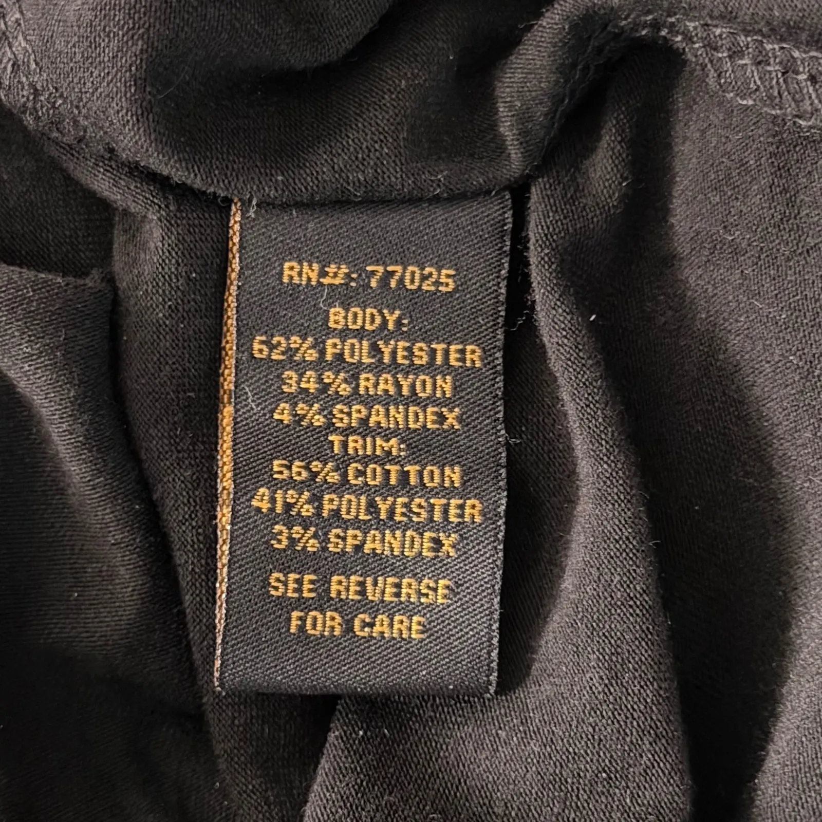 Serena Williams Signature Statement Top Women Medium M Black Shimmer Long Sleeve - Image 6