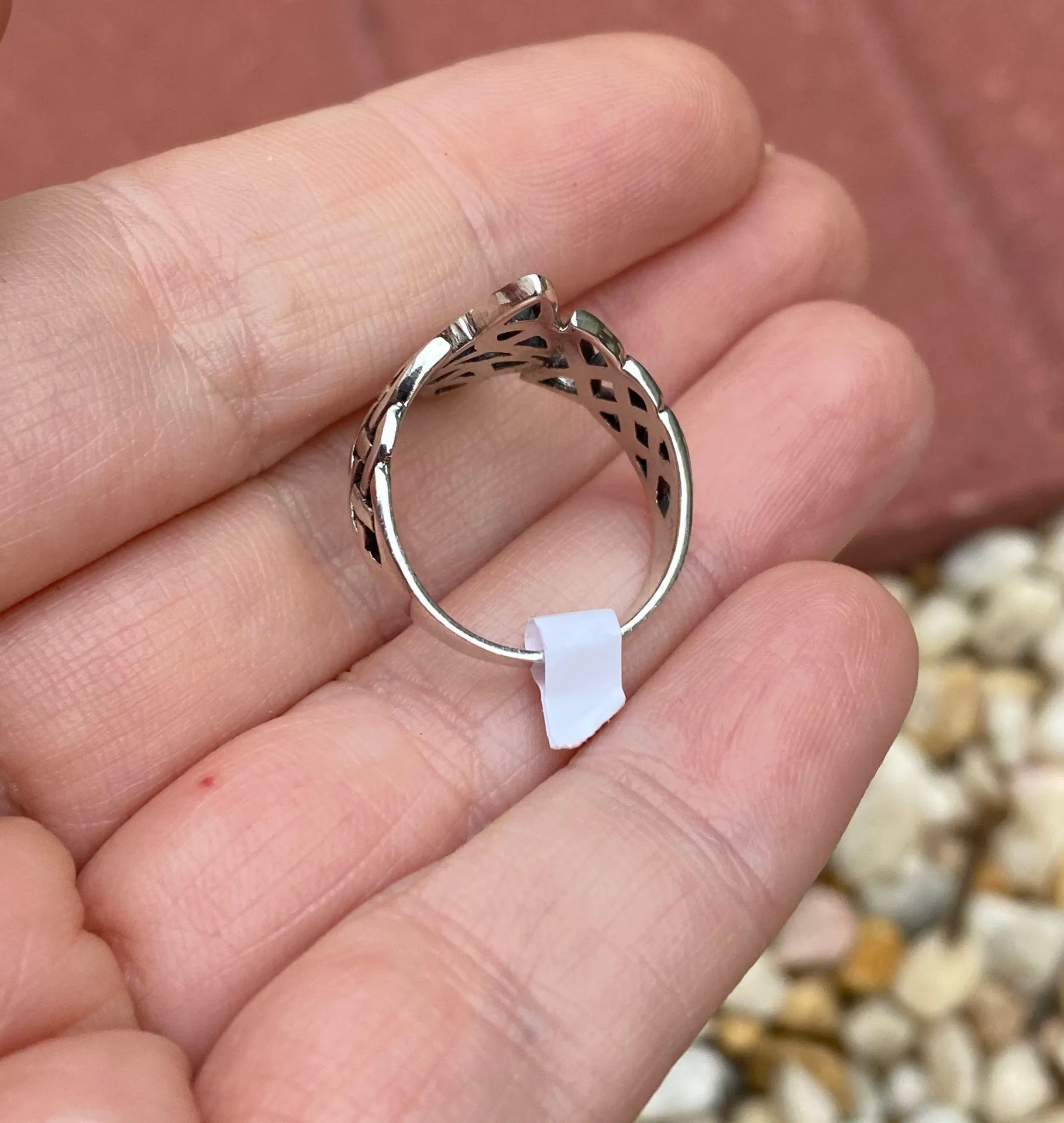 Sterling Silver Celtic Triquetras Ring - Image 5