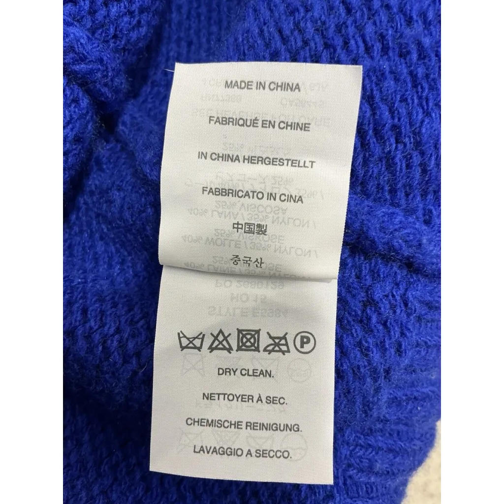 Womans J. Crew XS Blue Pullover Crewneck Sweater - Image 4