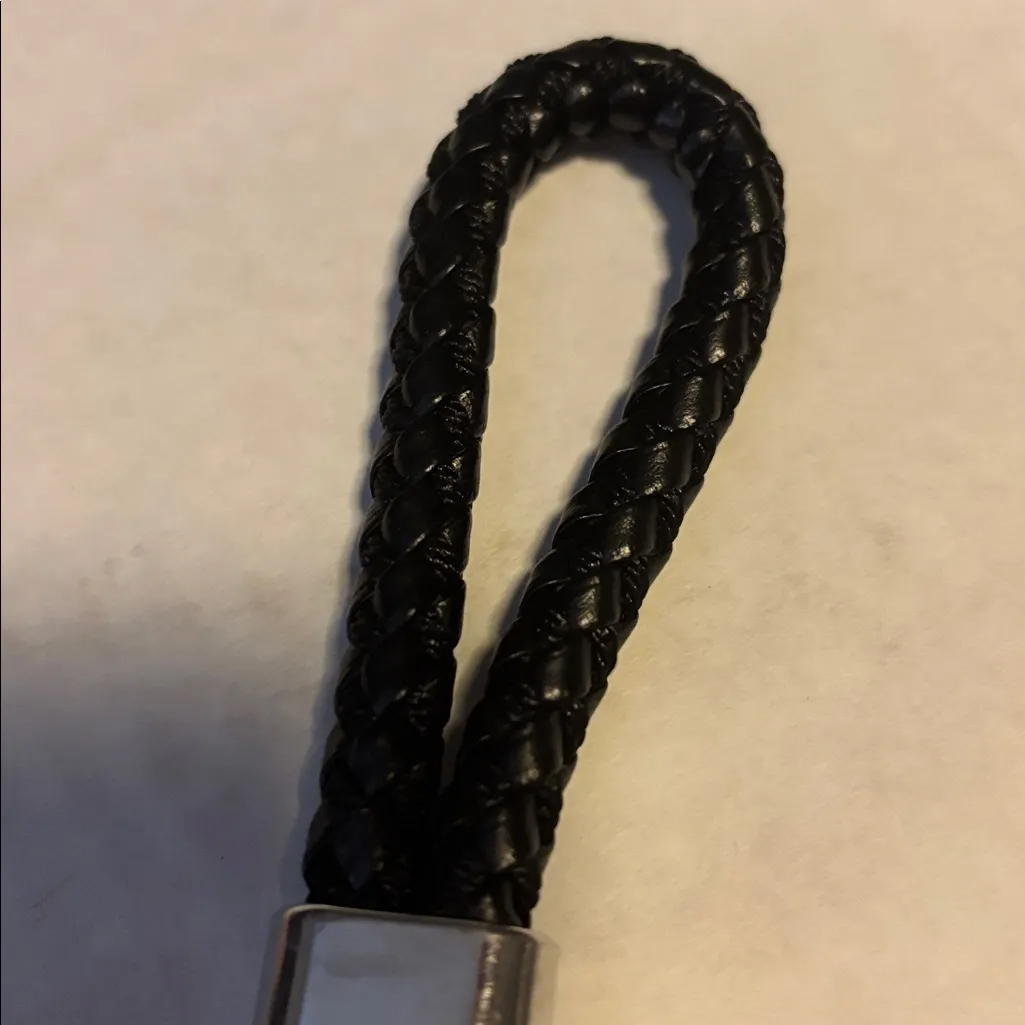 Black Braided Keychain - Image 2