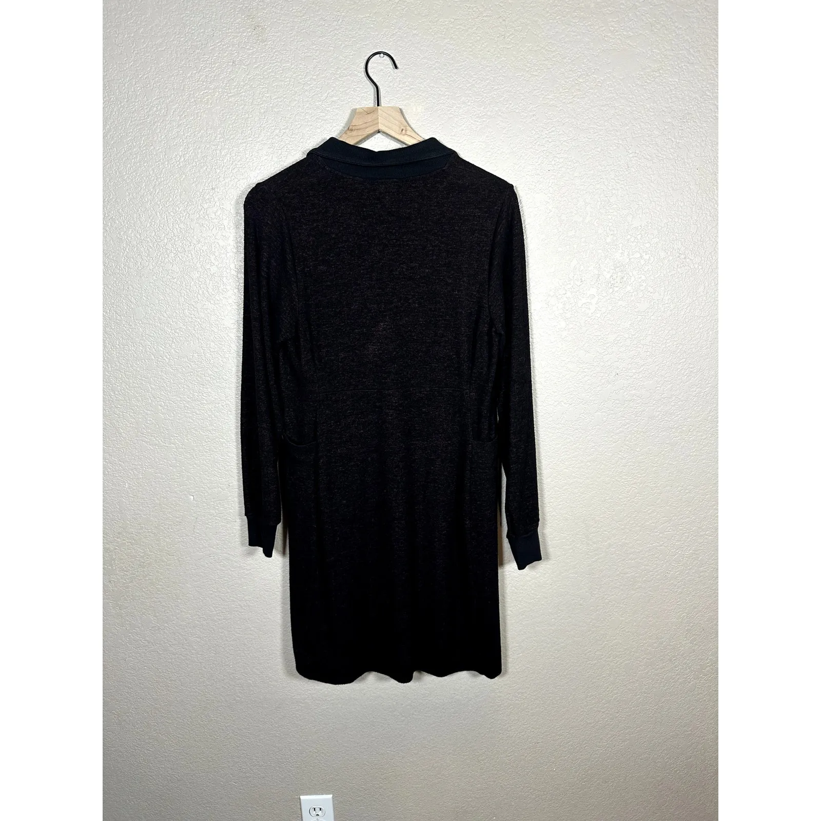 Cabi Cuddle Dress 4215 Burgundy black Sz Small - Image 8