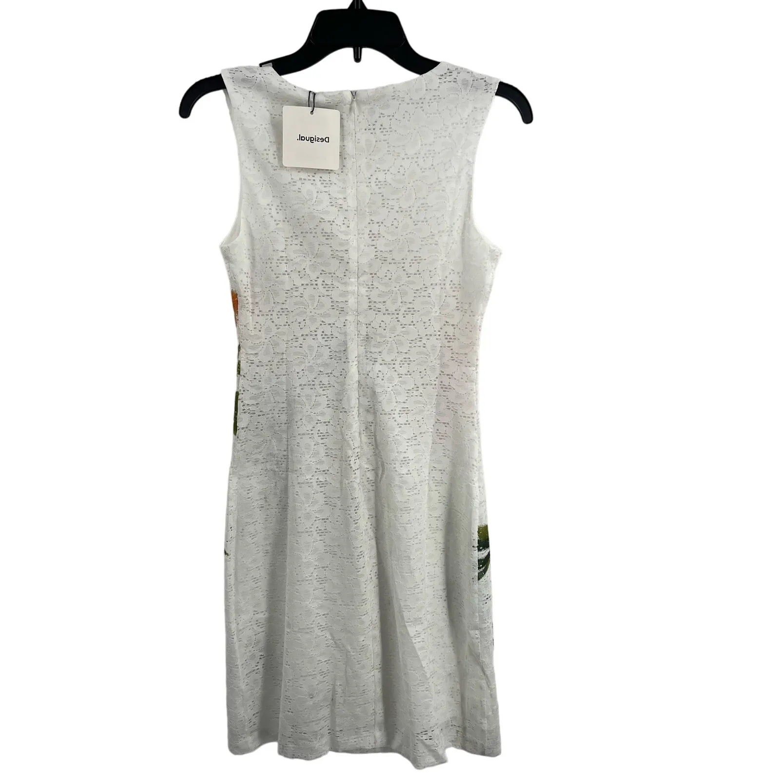 Desigual Dress Size 0‎ Flower Crochet Sequin Detail New - Image 3