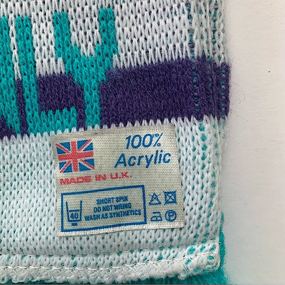 Heavenly Ski Resort California brightly colored unisex scarf with tassels - Image 5