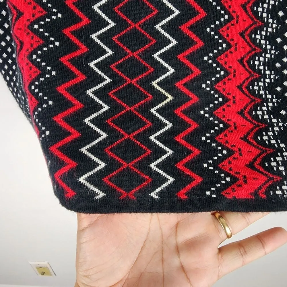 Ashley Stewart Scuba Skirt Pencil Bodycon Stretchy Geometric Knit Size 14/16 - Image 14