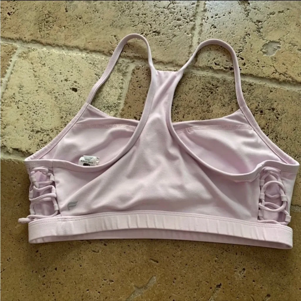 Fabletics Lilac Petal Pink Purple Pink Sports Bra L - Image 5