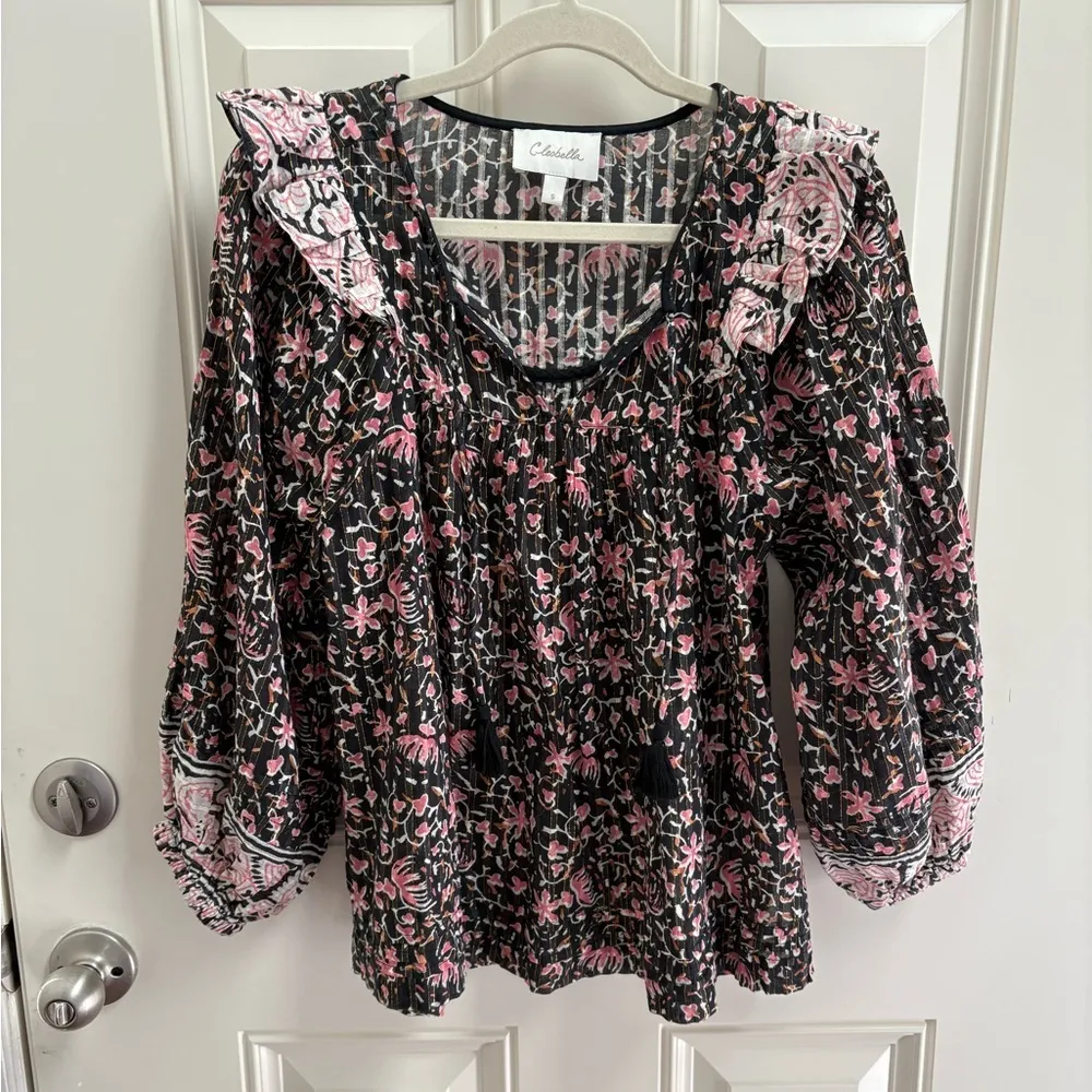Cleobella  Brynlee Blouse in Fan Print Size Small - Image 2