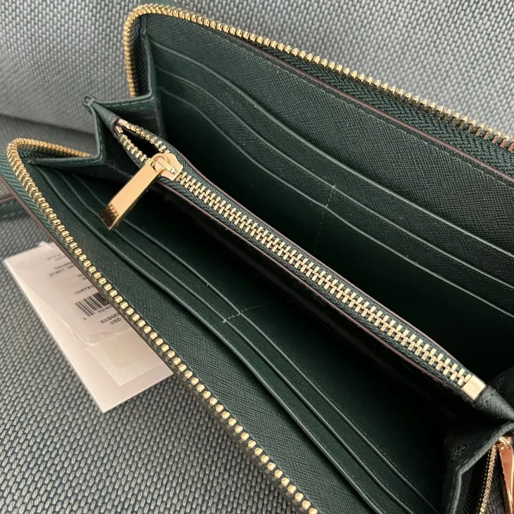 Tory Burch Wallet WRISLET ZIP CONTINENTAL LONG ZIP AROUND - Image 5