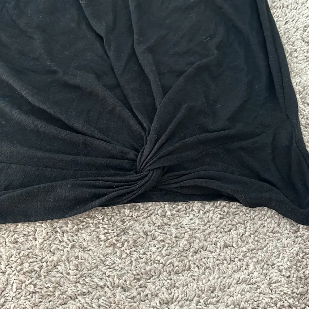 Abercrombie black knot front shirt Sz L - Image 4