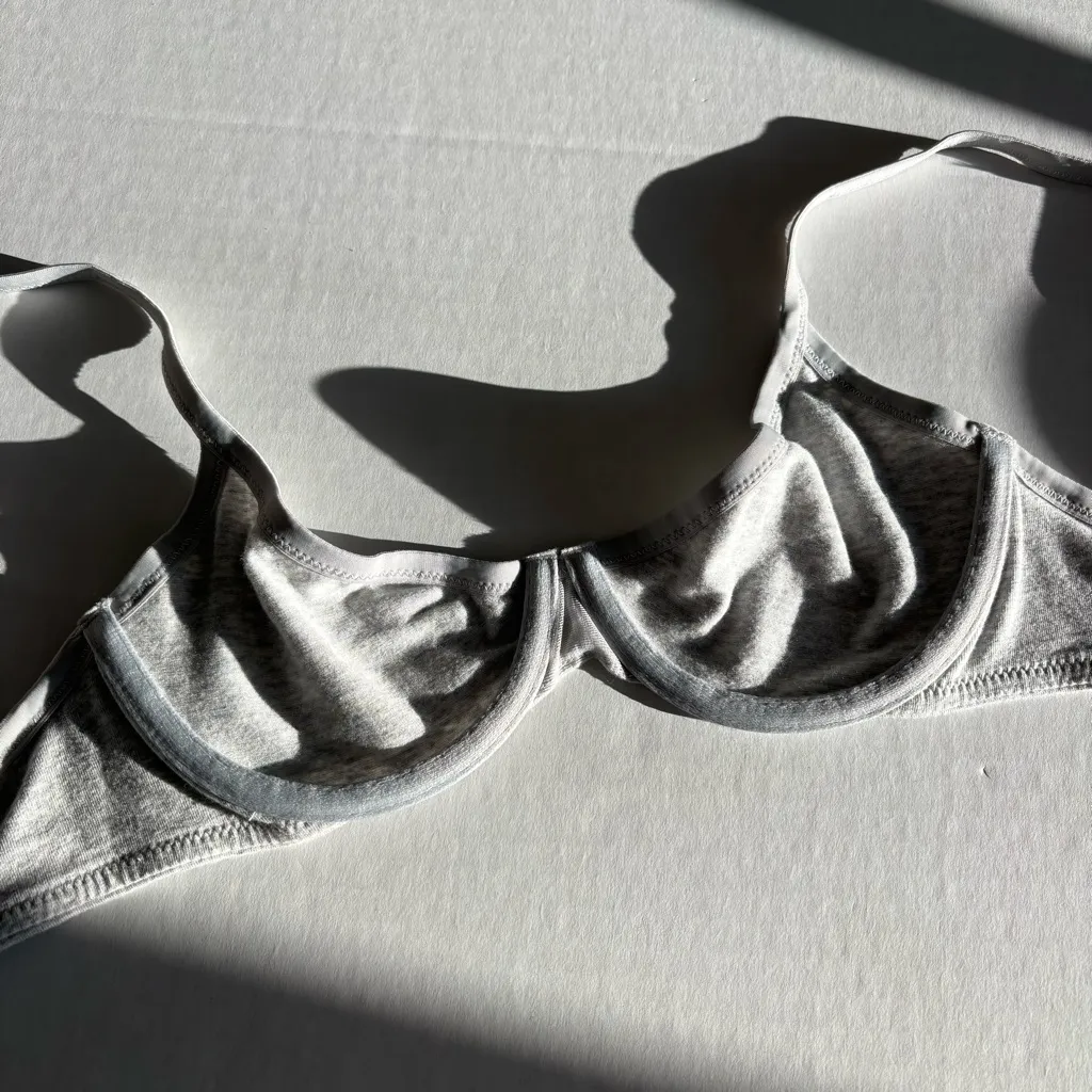 Net skims cotton logo demo bra Gray Underwire Bra 34a - Image 6