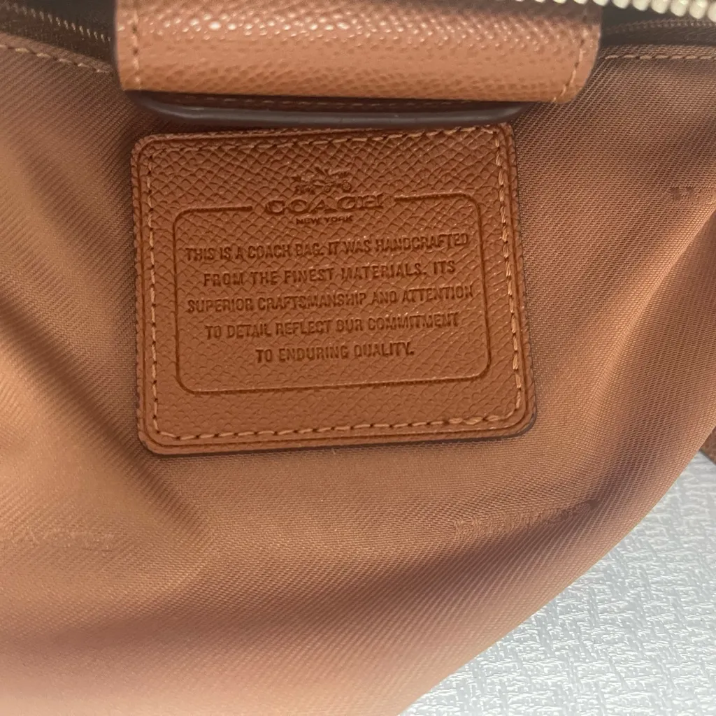 Coach Stanton Carryall Brown Leather Shoulder Bag - Image 11