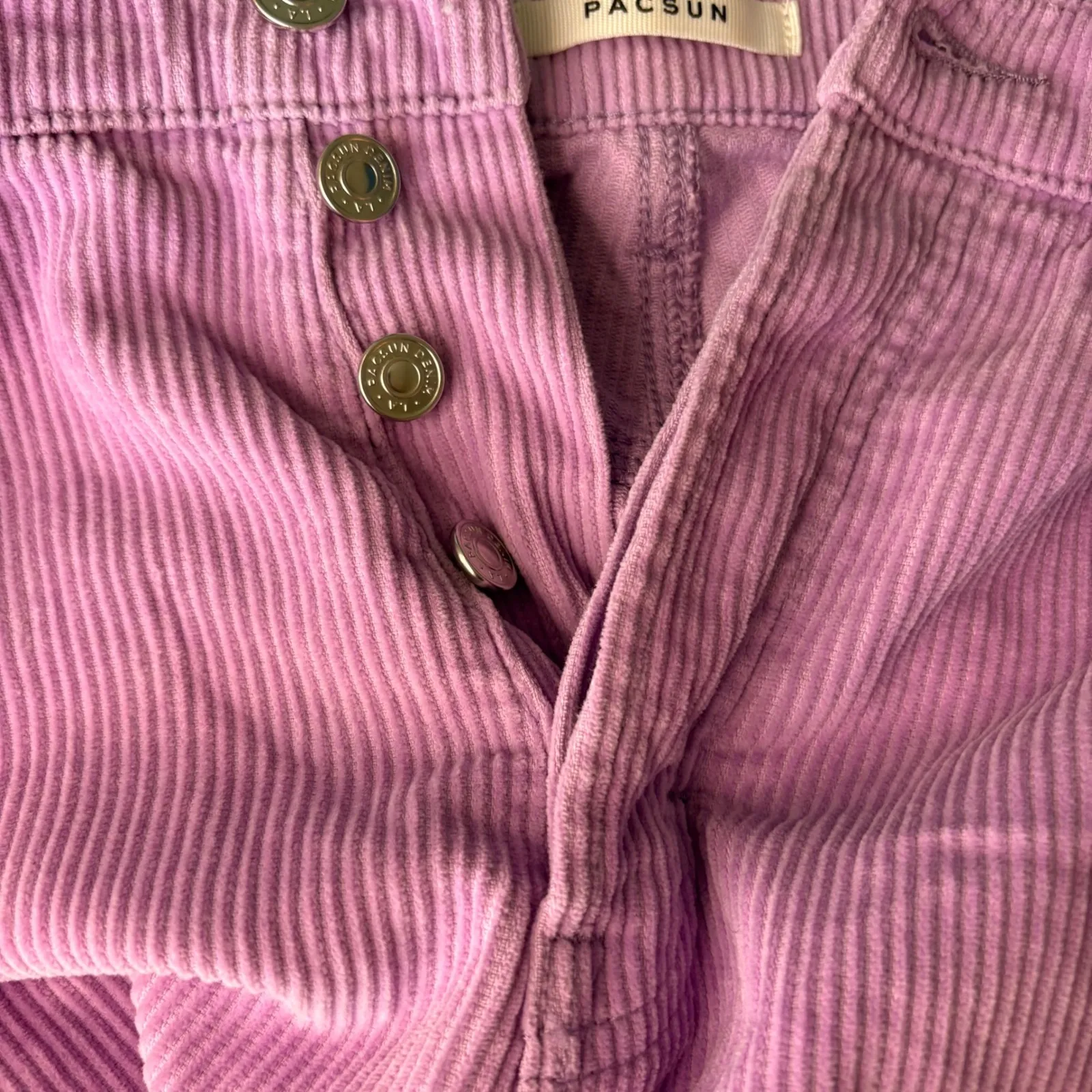 Pacsun Corduroy Flare Pants High Rise‎ Bootcut Lavender Women's Size 26 - Image 9