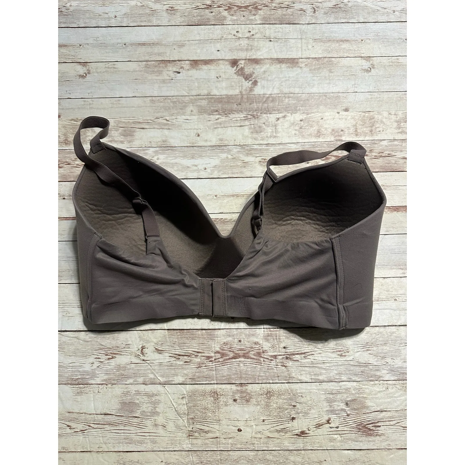 SOMA Enbliss Wireless Bras (2) Size 38DD Neutral Brown Comfort Padded - Image 3