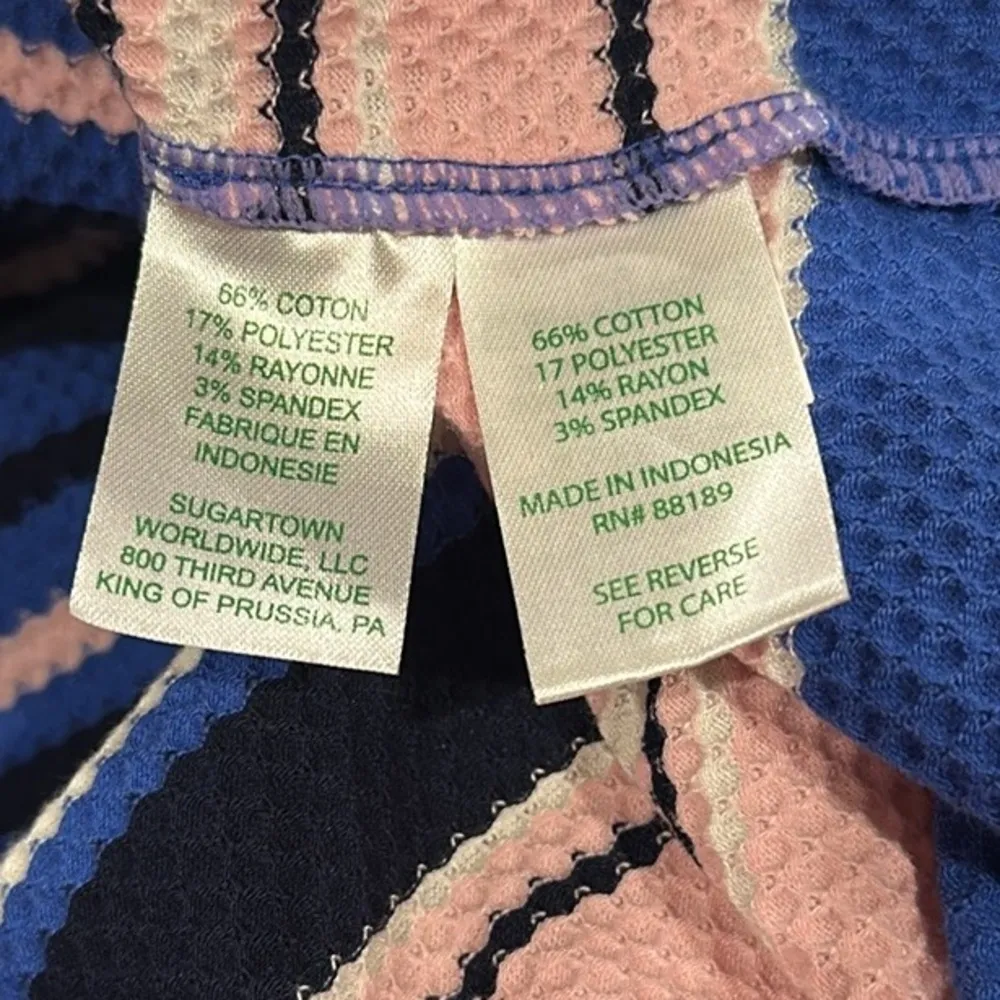 Lilly Pulitzer Paradise Pin Swim Stripe shift Bay 3/4 Sleeve dress S - Image 7