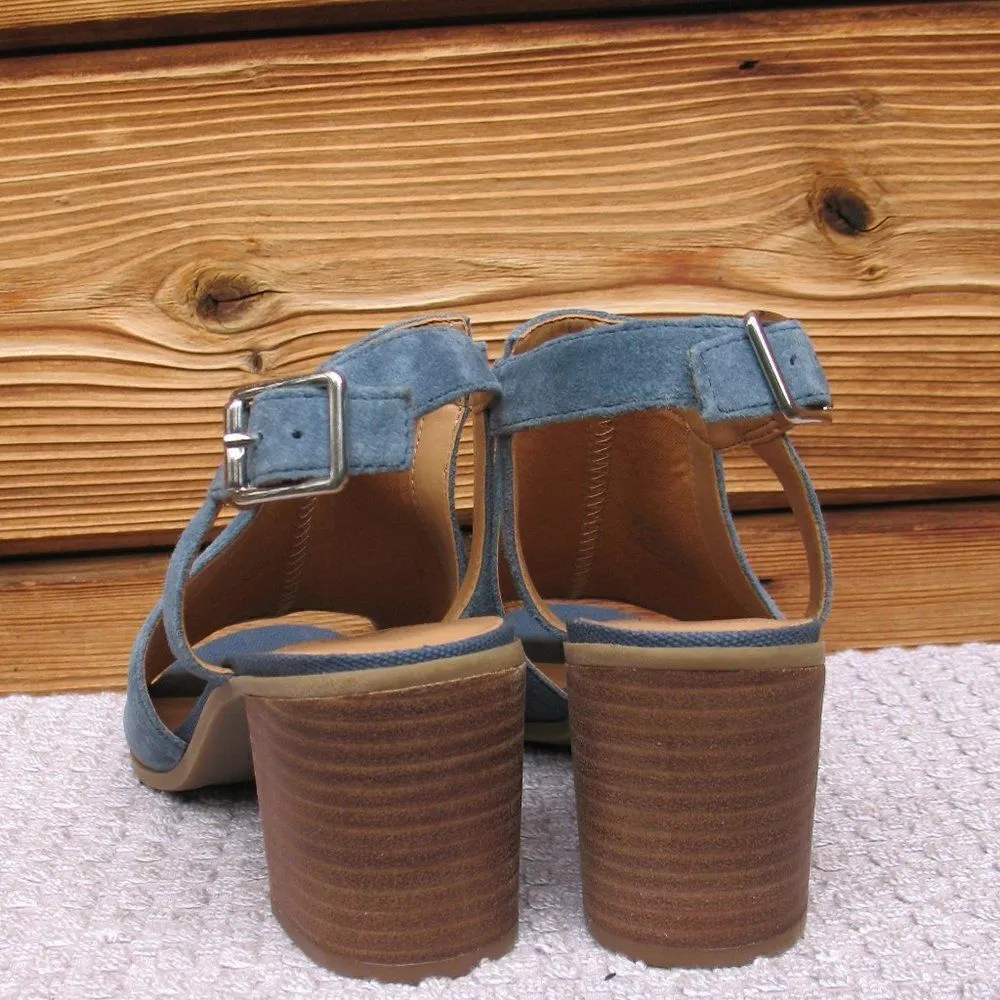 NWOB Franco Sarto Harlet Suede Block Heel Sandal - Image 6