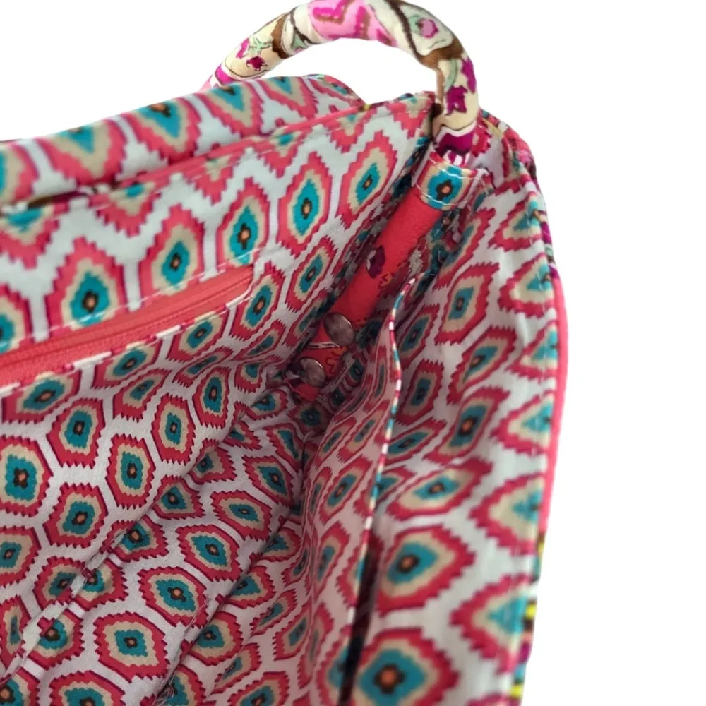 Vera Bradley Knot Just A Clutch Floral Paisley 2in1 Purse in Call Me Coral - Image 7