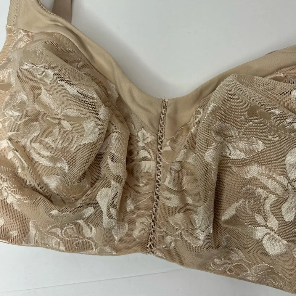 Wacoal Tan Seamless Wireless Bra 44D 85276 Full Coverage - Image 3